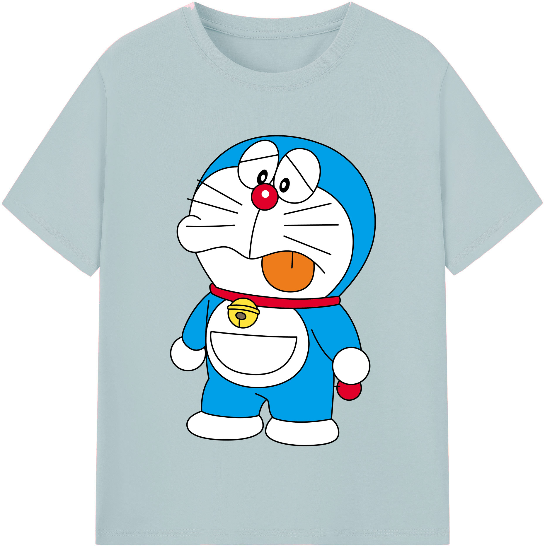 （画像用） ドラえもん Doraemon 綿100％半袖Tシャツ（フロントプリント）